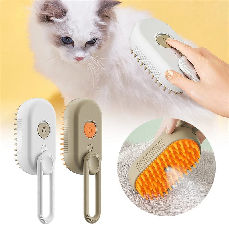 Cat Steam Hair Brush Steamy Dog Brush For Massage Hair Removal Pet Products