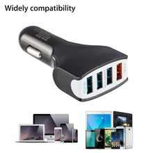 Load image into Gallery viewer, Car Charger Quick Charge Cigarette Lighter Adapter 4 Port USB Fast Charging for Iphone Xiaomi Samsung

