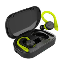 Load image into Gallery viewer, green wireless Bluetooth headphones
