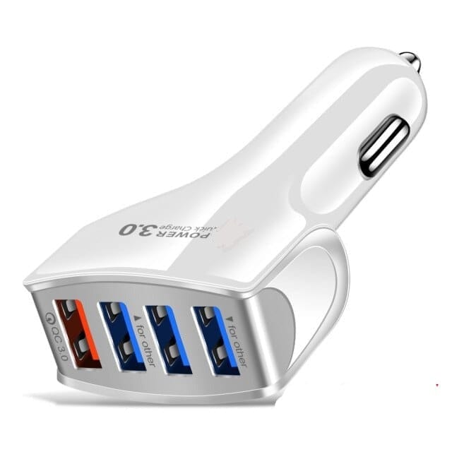 4 Port Fast Car Charging for Iphone Xiaomi Samsung